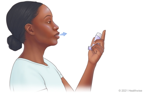 Person slightly tilting back head, then breathing out. Person slightly tilting back head, then breathing out.