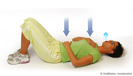 Step 4 of roll breathing Step 4 of roll breathing
