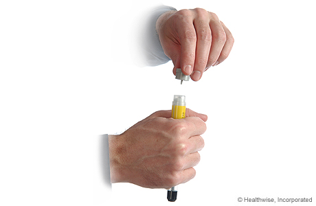 Taking cap off injector Taking cap off injector