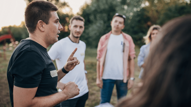 outdoor group therapy