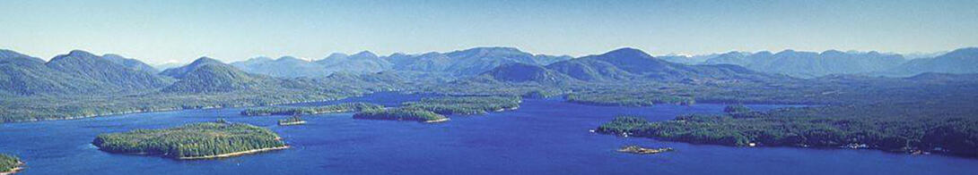 Bella Bella ocean and island view 